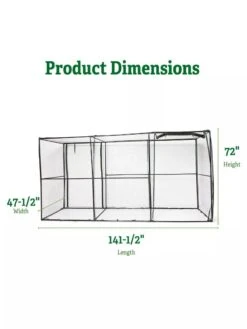 Crop Cage, 4' X 12' -Soil N Tool Sales 8596540 2