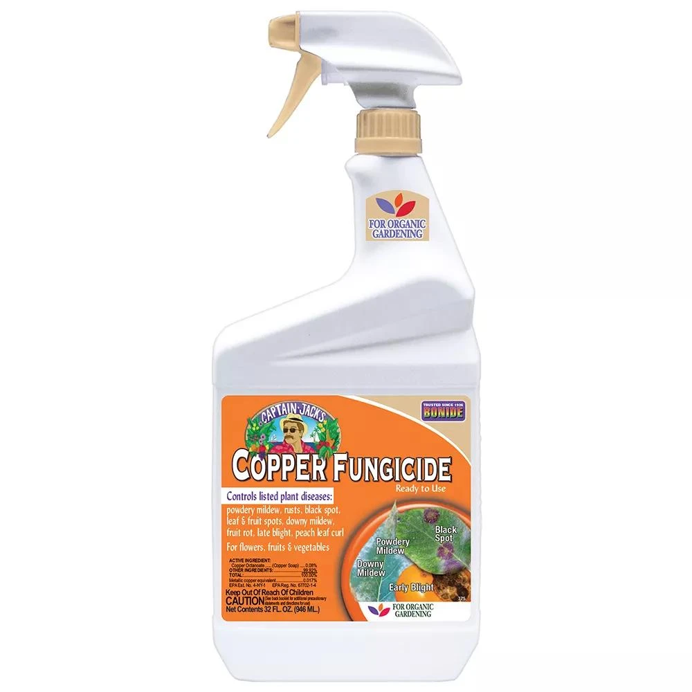 Captain Jack's™ Copper Fungicide Ready To Use, 1 Quart 1 Captain Jack's™ Copper Fungicide Ready To Use, 1 Quart