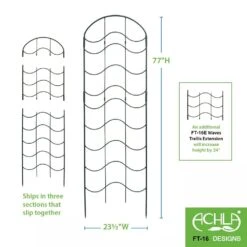 Achla Designs Waves Trellis Extension Piece