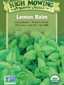 Lemon Balm Organic Seeds 5 Lemon Balm Organic Seeds -Soil N Tool Sales 8599880 02V tif