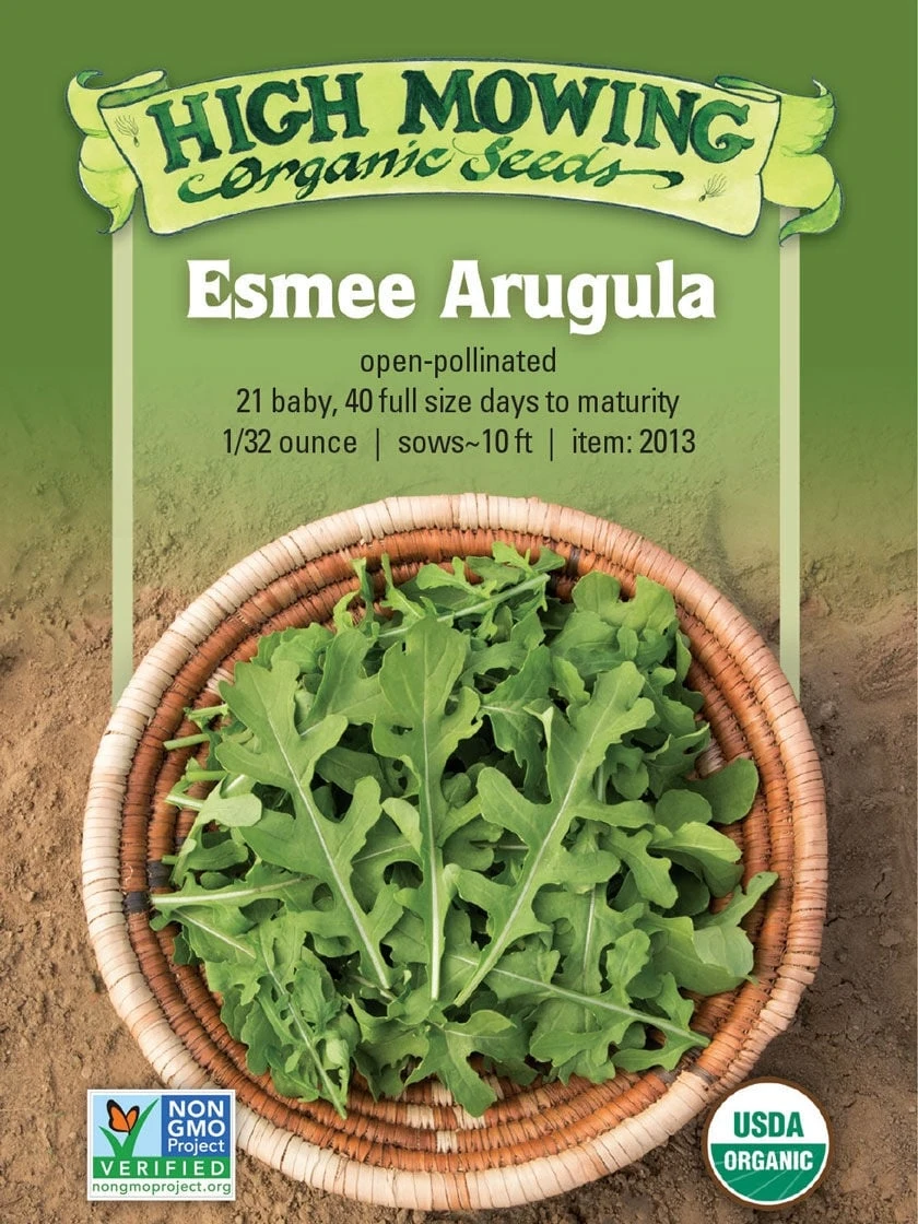 Esmee Arugula Organic Seeds 1 Esmee Arugula Organic Seeds