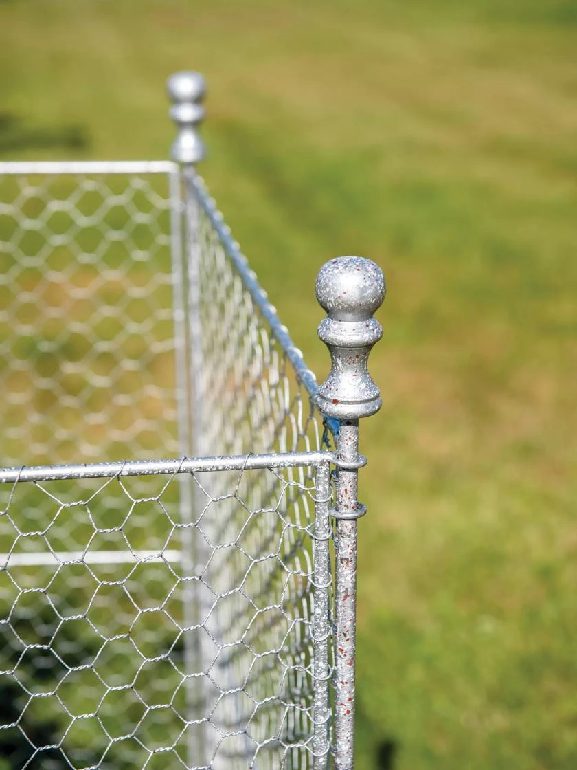 Tall Chicken Wire Critter Fence With Gate 6 Tall Chicken Wire Critter Fence With Gate - Image 6